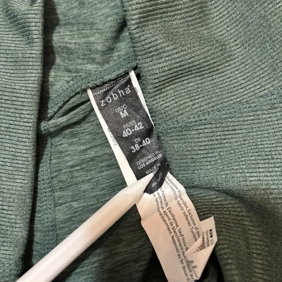 NWOT Zobha Heathered Gray and Green Shorts Bundle - Picture 6 of 7